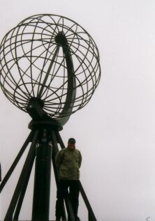 Nordkapp..... 3,5 Grad warm und sehr stürmisch....